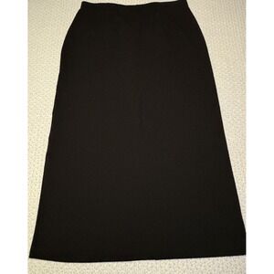 Catos Long Black Skirt with Slit
